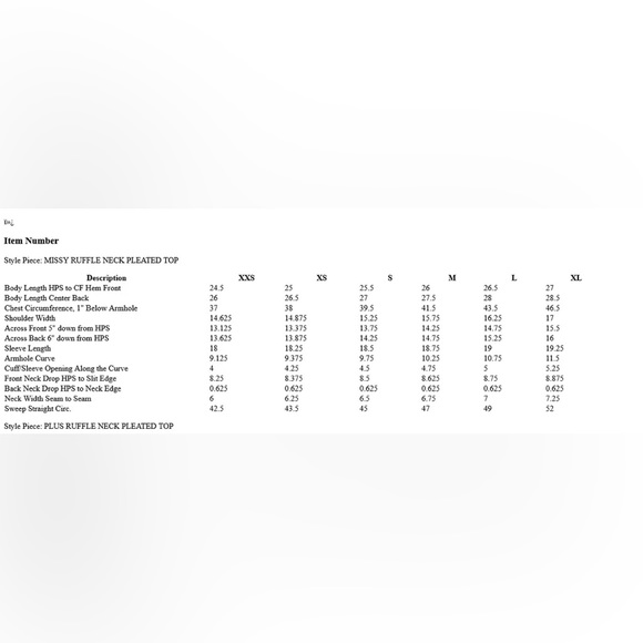 Gibson Look Ruffle Neck Pleated Top - Picture 6 of 6